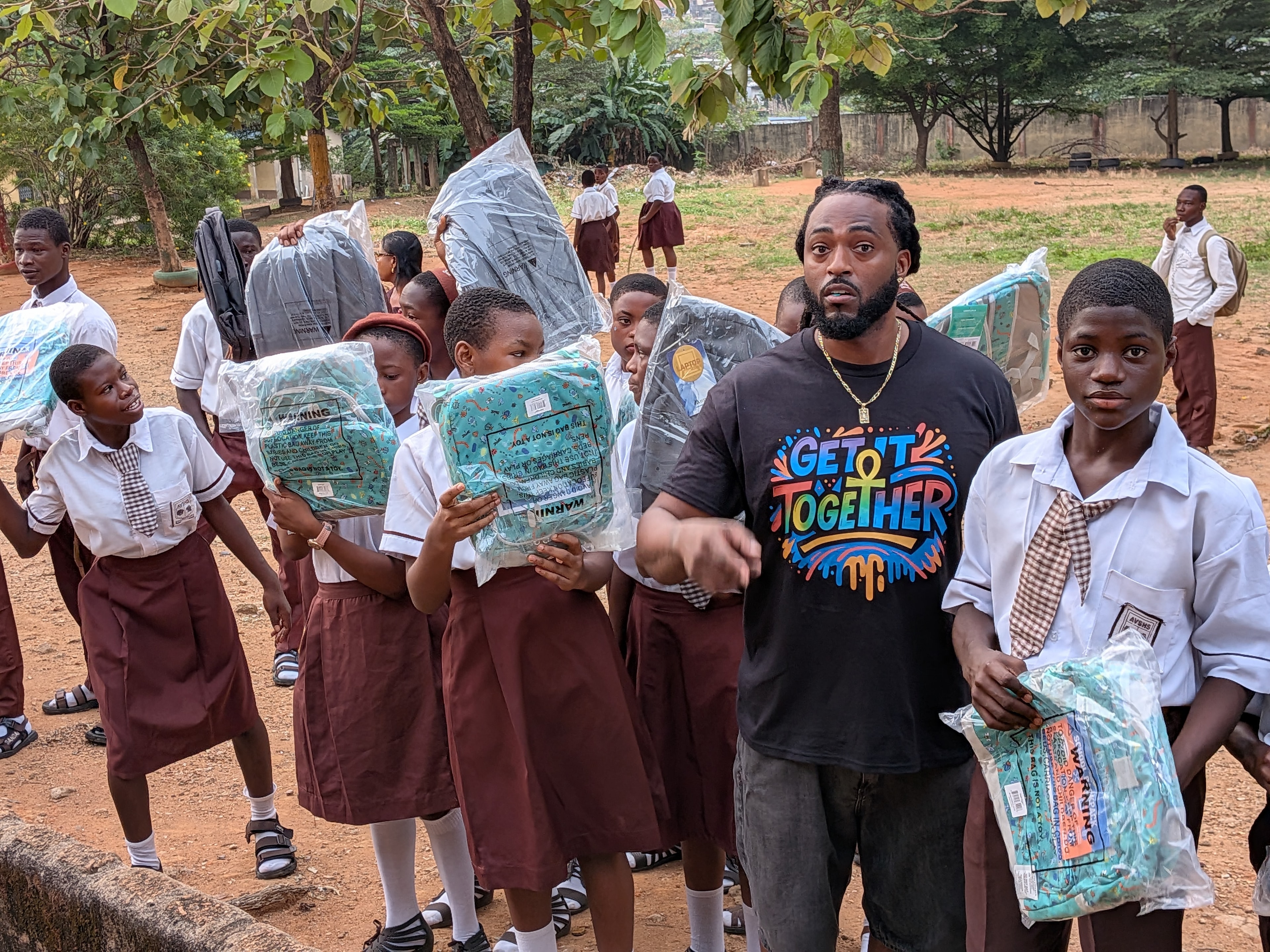 Africa Outreach — school supply giveaway in Nigeria